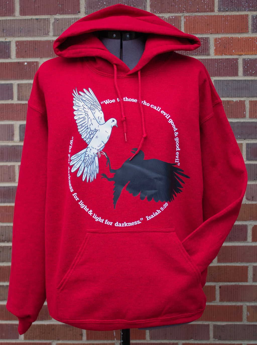 Isaiah 5:20 Hoodie Front Graphics