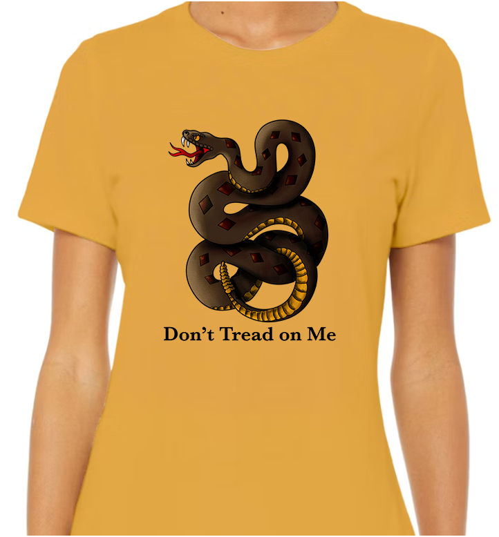 Don't Tread on Me Women's Front Graphic