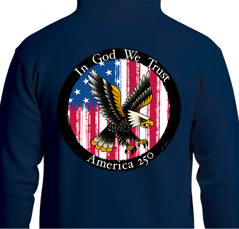 Round Seal America 250 Hoodie Back Graphics