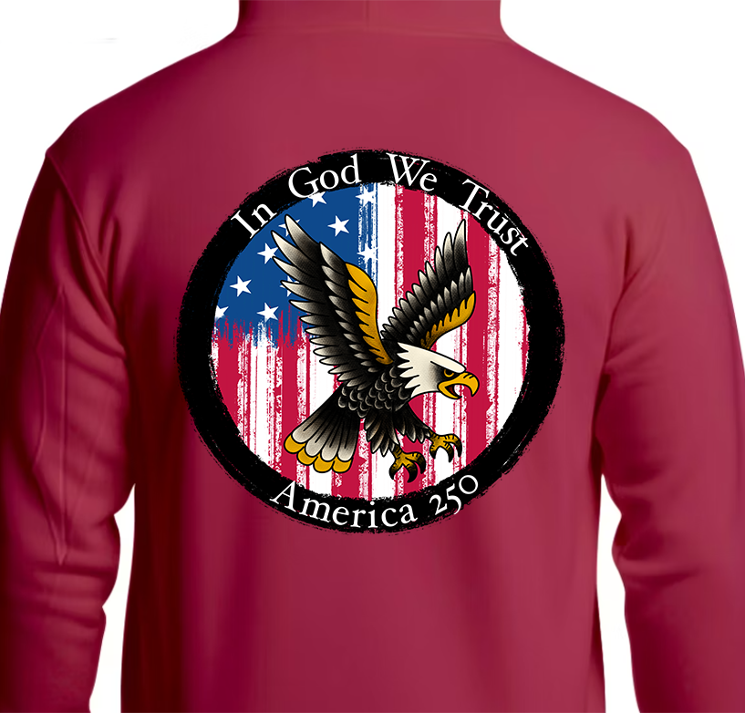 Round Seal America 250 Hoodie Back Graphics