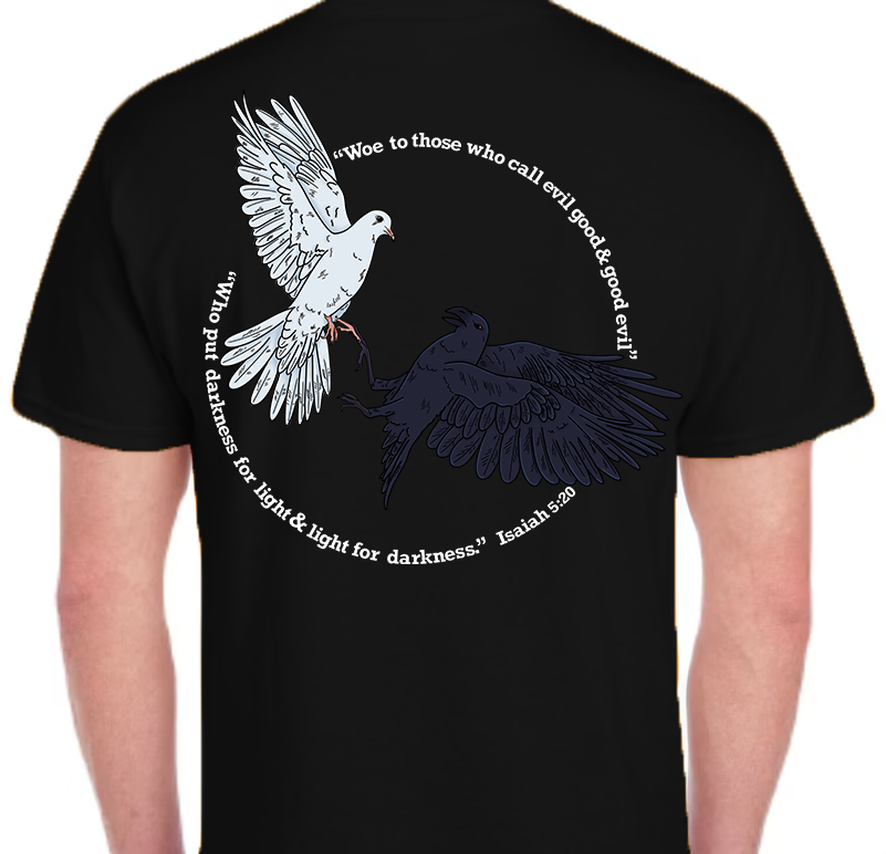 Isaiah 5:20 Men's Back Graphic