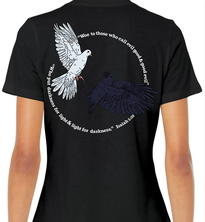 Isaiah 5:20 Women's Back Graphic