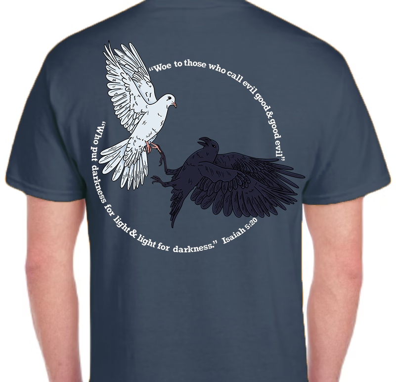 Isaiah 5:20 Men's Back Graphic