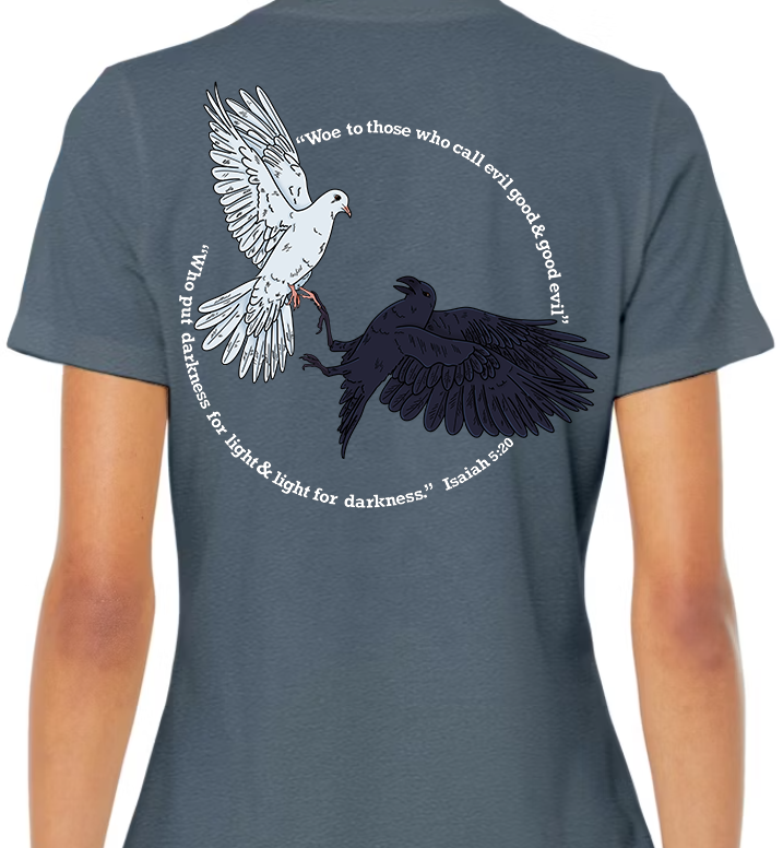 Isaiah 5:20 Women's Back Graphic