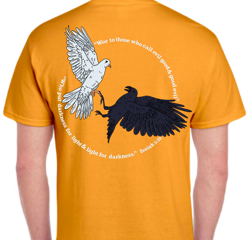 Isaiah 5:20 Men's Back Graphic