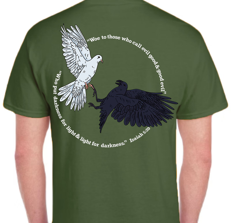 Isaiah 5:20 Men's Back Graphic