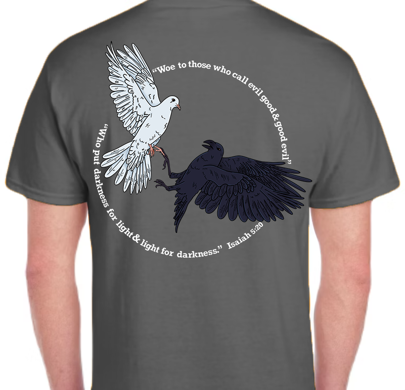 Isaiah 5:20 Men's Back Graphic