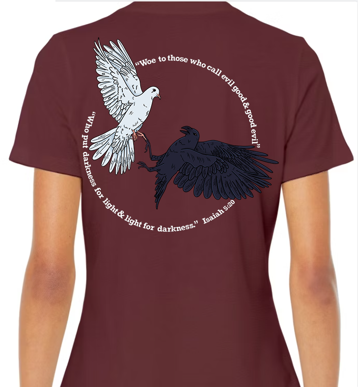 Isaiah 5:20 Women's Back Graphic
