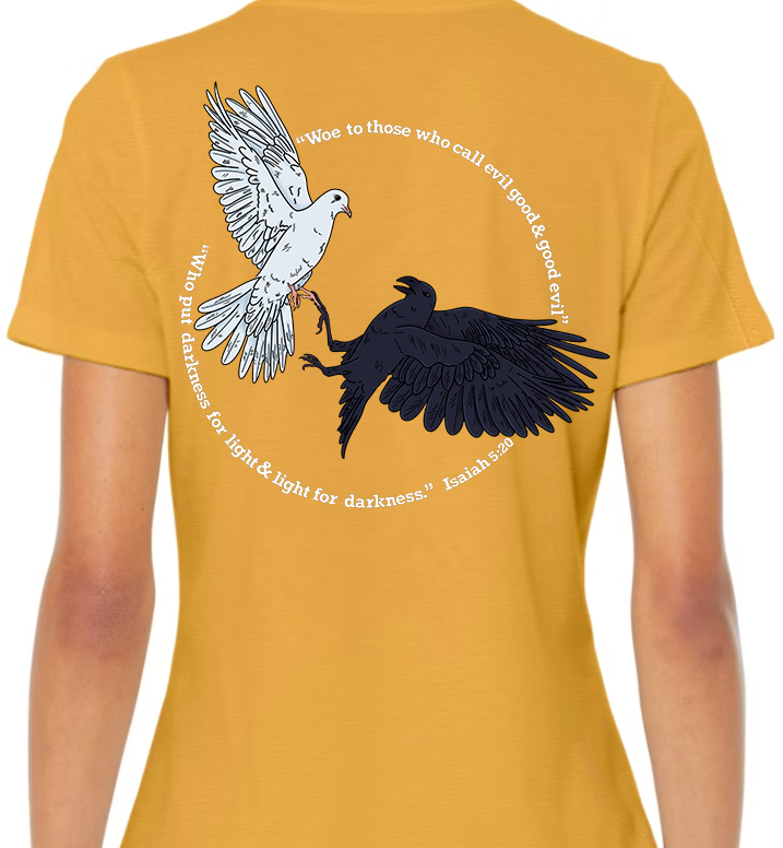 Isaiah 5:20 Women's Back Graphic