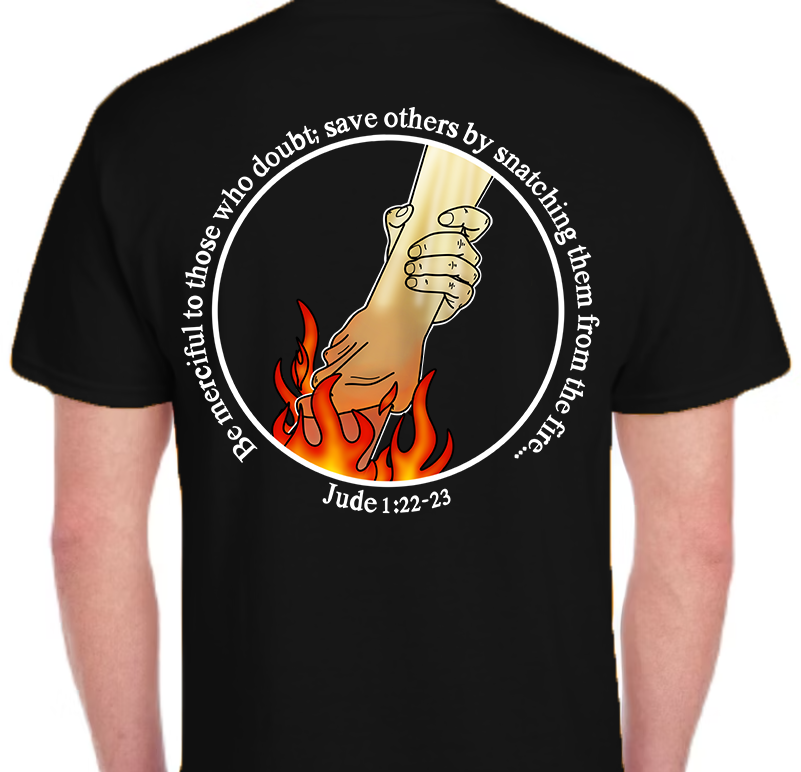 Jude 1:22 Men's Back Graphic