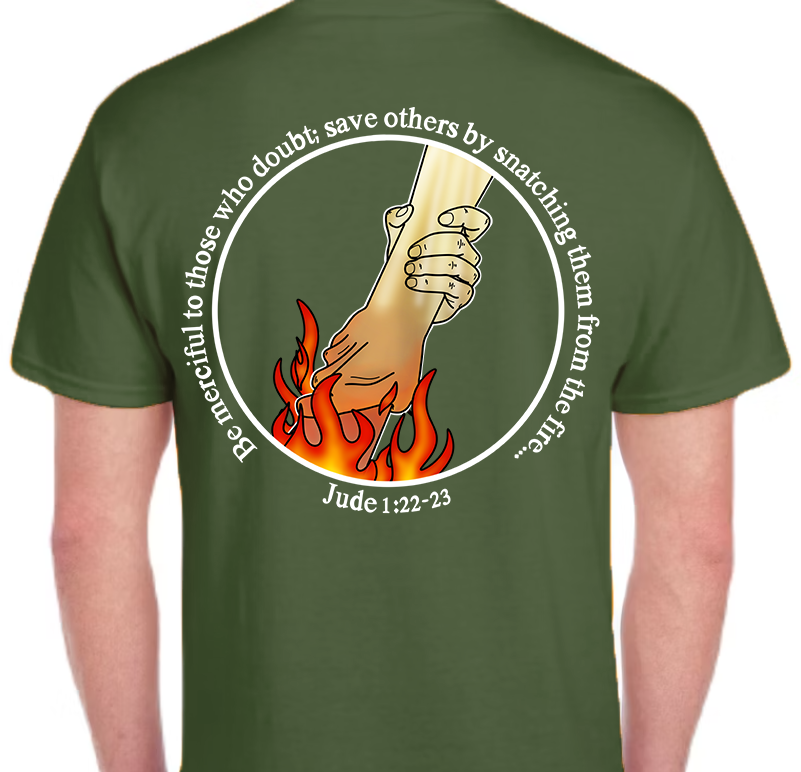 Jude 1:22 Men's Back Graphic