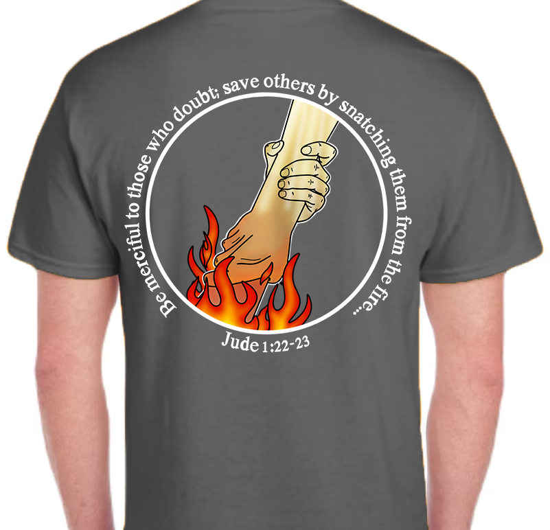 Jude 1:22 Men's Back Graphic