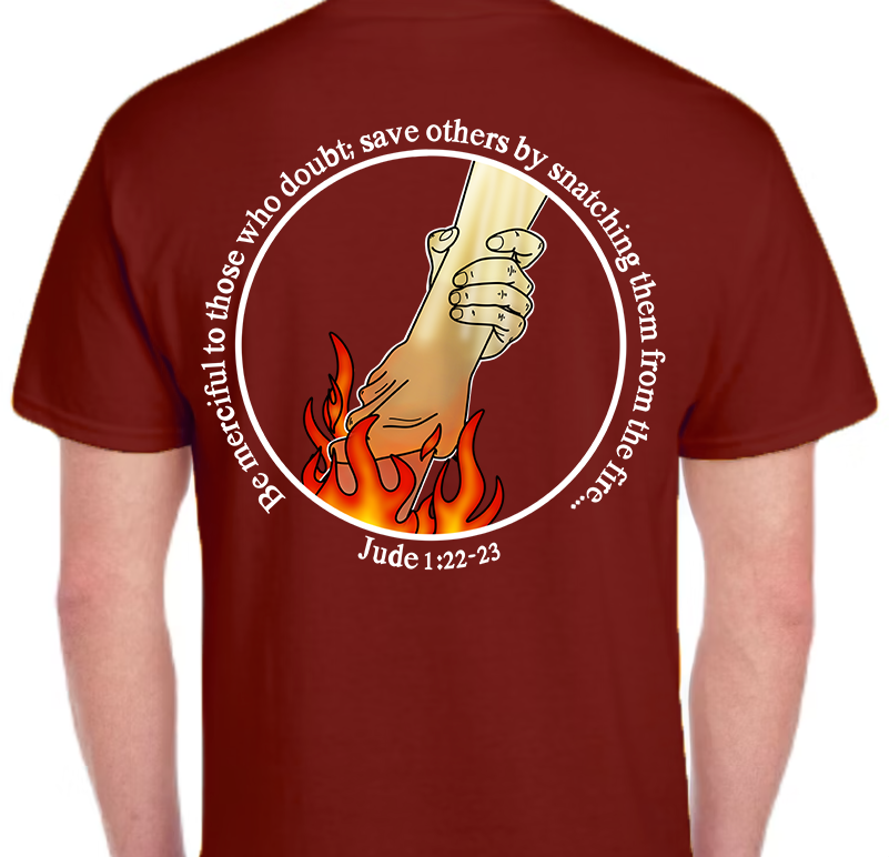 Jude 1:22 Men's Back Graphic