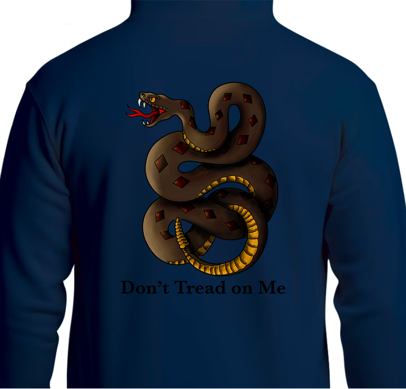 Don't Tread on Me Hoodie Back Graphics