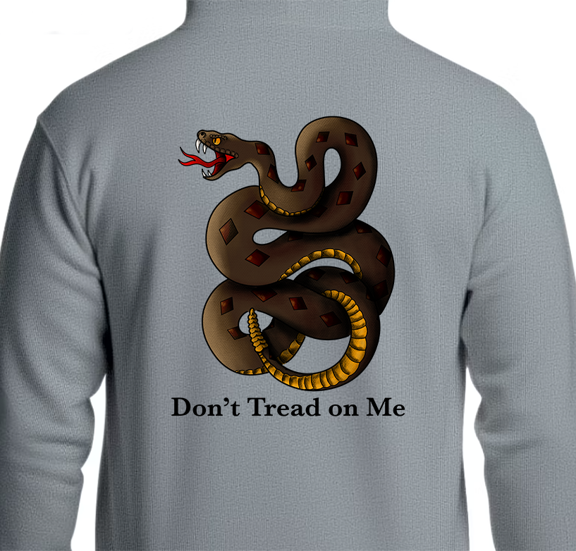 Don't Tread on Me Hoodie Back Graphics
