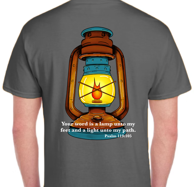Psalm 119:105 Men's Back Graphic