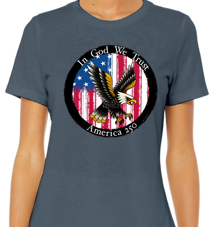 Round Seal America 250 Women's Front Graphic