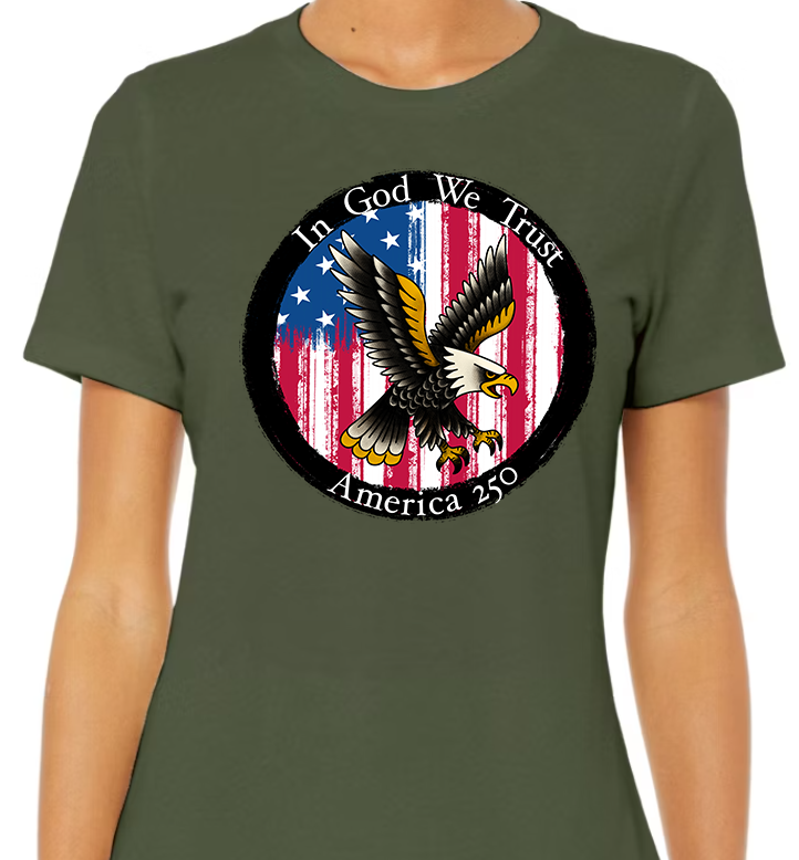 Round Seal America 250 Women's Front Graphic