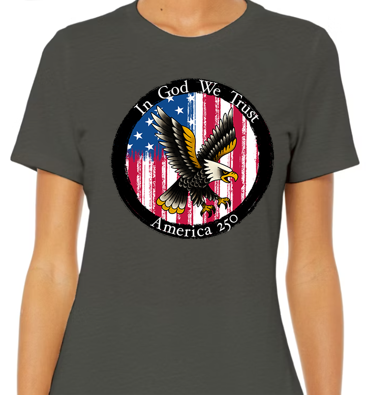 Round Seal America 250 Women's Front Graphic