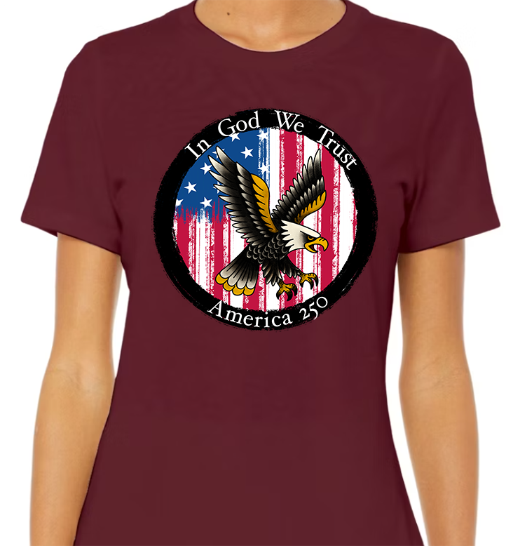 Round Seal America 250 Women's Front Graphic
