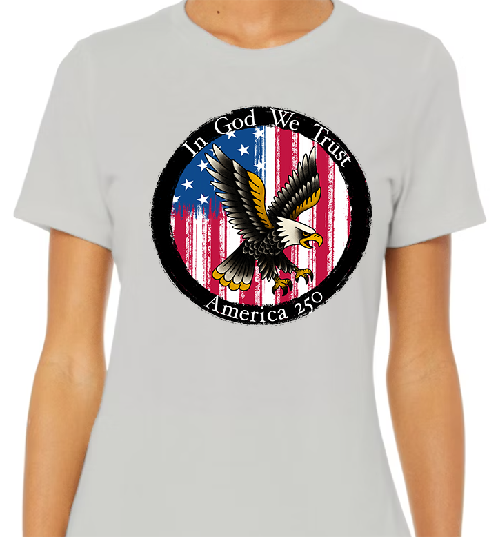 Round Seal America 250 Women's Front Graphic