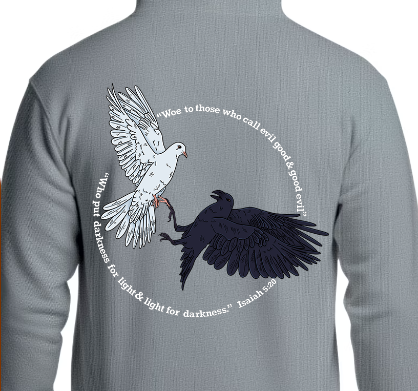 Isaiah 5:20 Hoodie Back Graphics