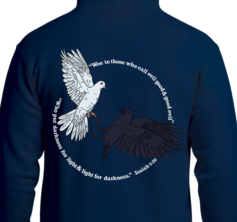 Isaiah 5:20 Hoodie Back Graphics