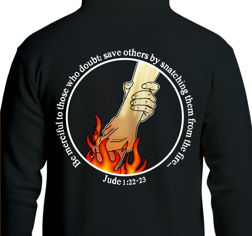 Jude 1:22 Hoodie Back Graphics