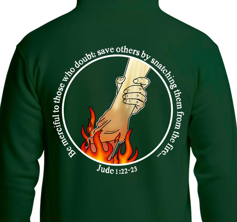 Jude 1:22 Hoodie Back Graphics