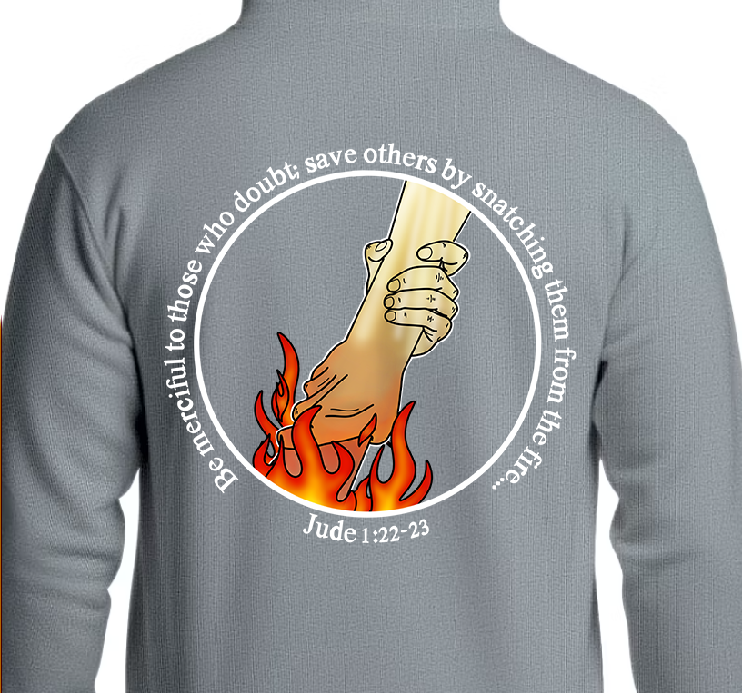 Jude 1:22 Hoodie Back Graphics