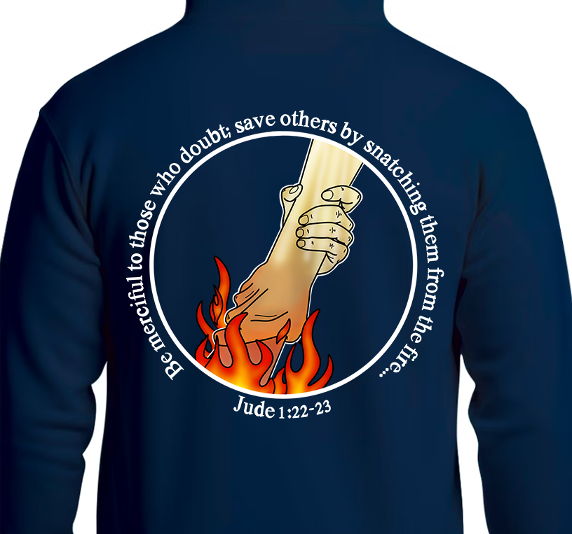 Jude 1:22 Hoodie Back Graphics