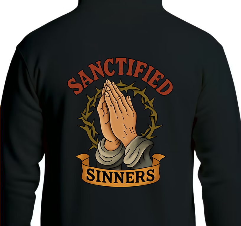 Prayer Hoodie Back Graphics