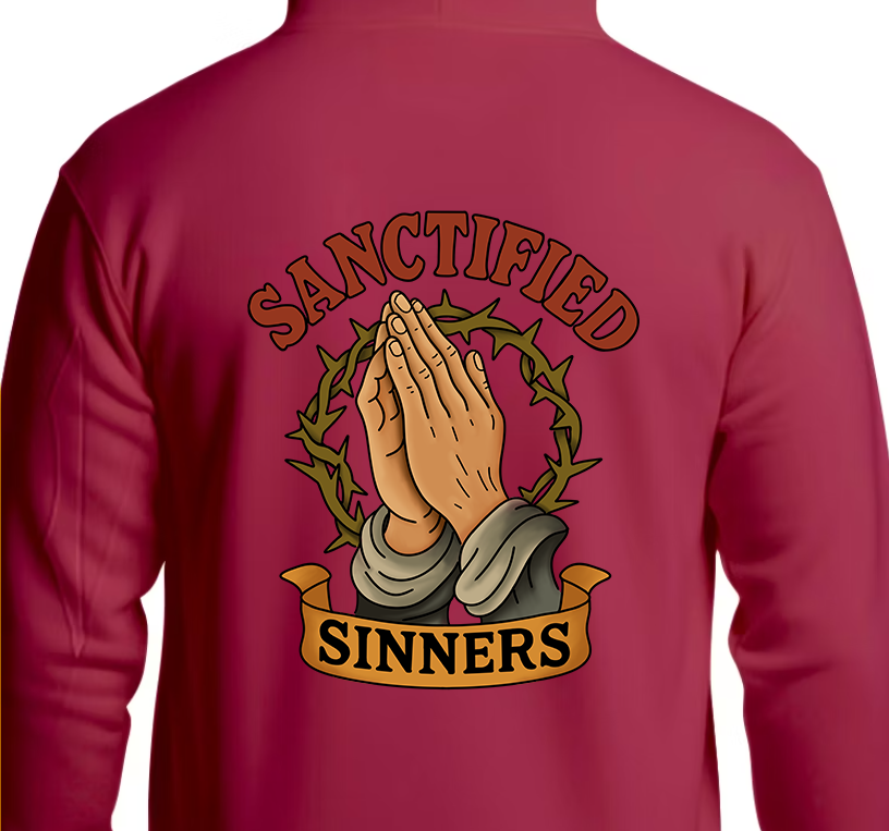 Prayer Hoodie Back Graphics