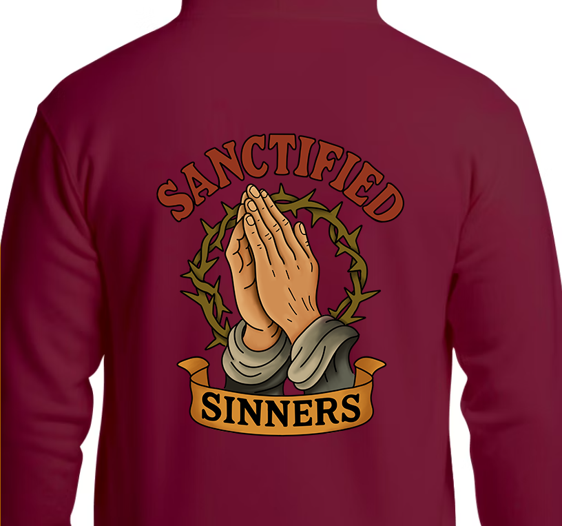 Prayer Hoodie Back Graphics
