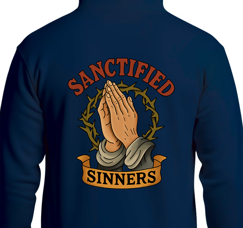 Prayer Hoodie Back Graphics