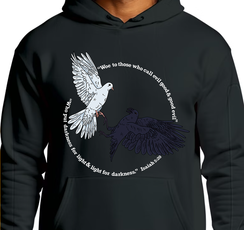Isaiah 5:20 Hoodie Front Graphics