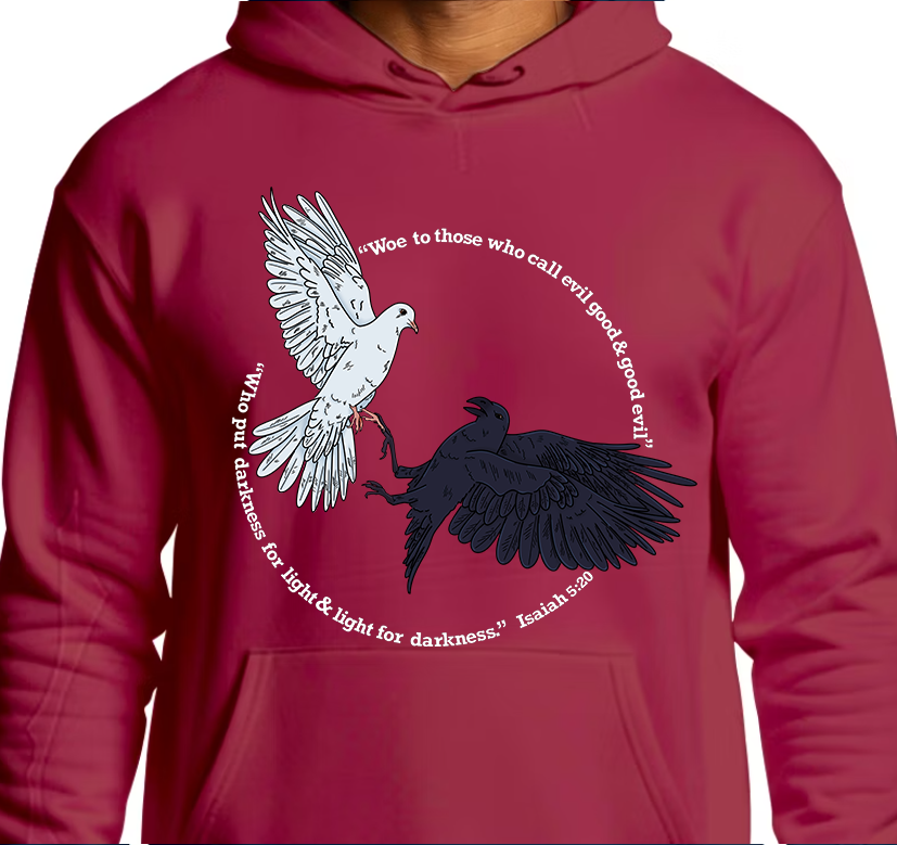 Isaiah 5:20 Hoodie Front Graphics