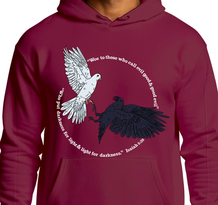 Isaiah 5:20 Hoodie Front Graphics