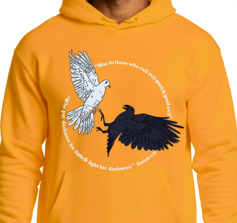 Isaiah 5:20 Hoodie Front Graphics