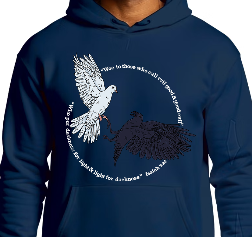 Isaiah 5:20 Hoodie Front Graphics
