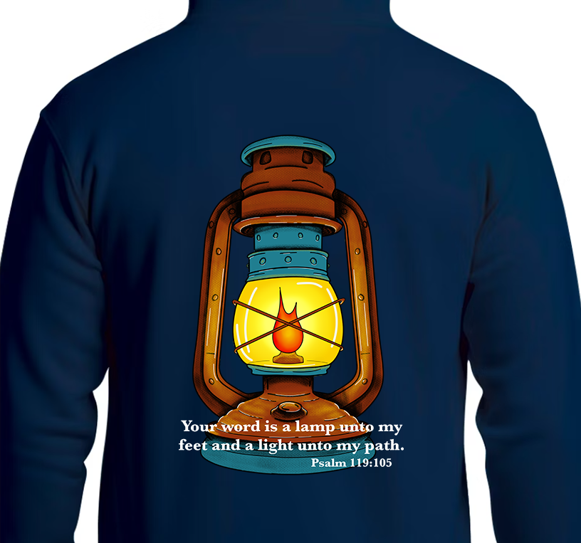 Psalm 119:105 Hoodie Back Graphics