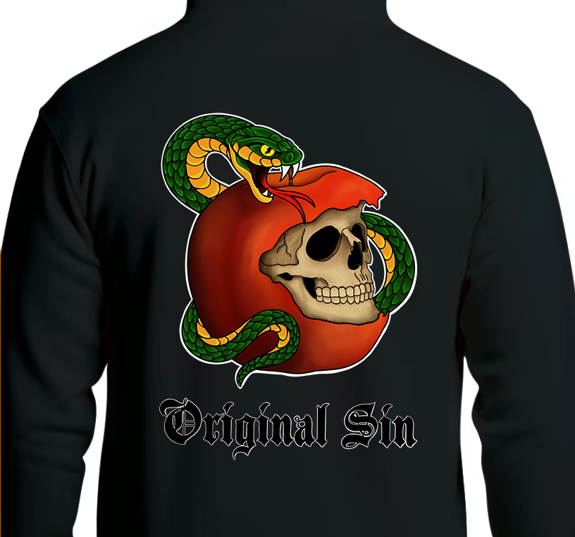 Original Sin Hoodie Back Graphics