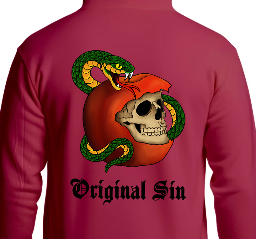 Original Sin Hoodie Back Graphics