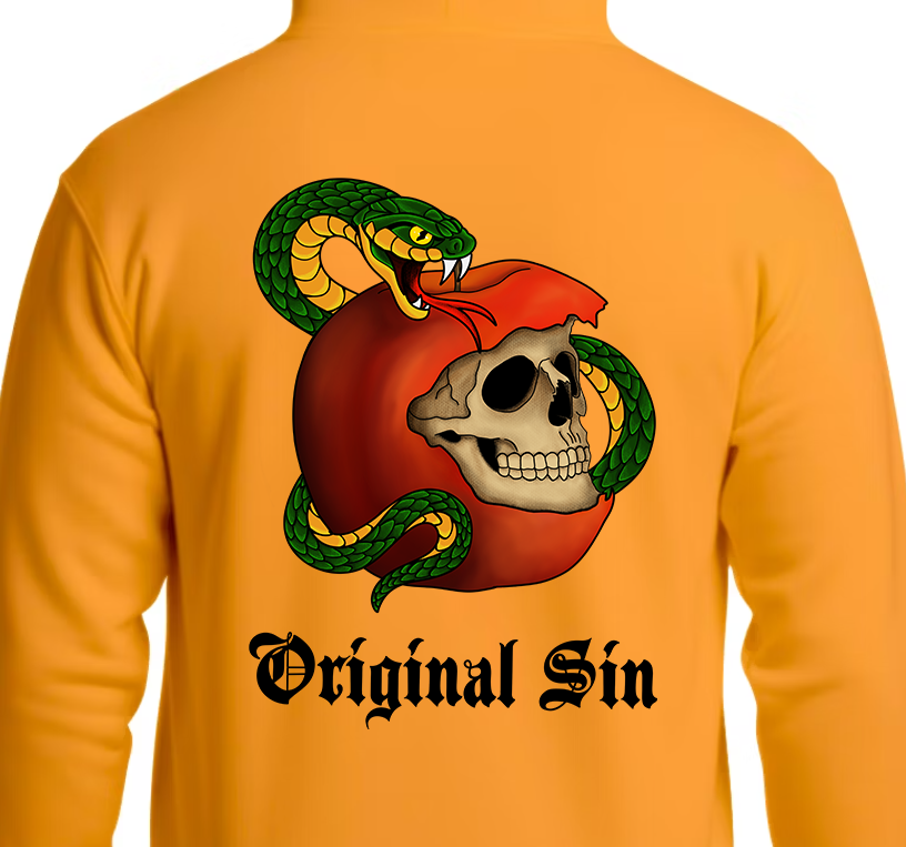 Original Sin Hoodie Back Graphics