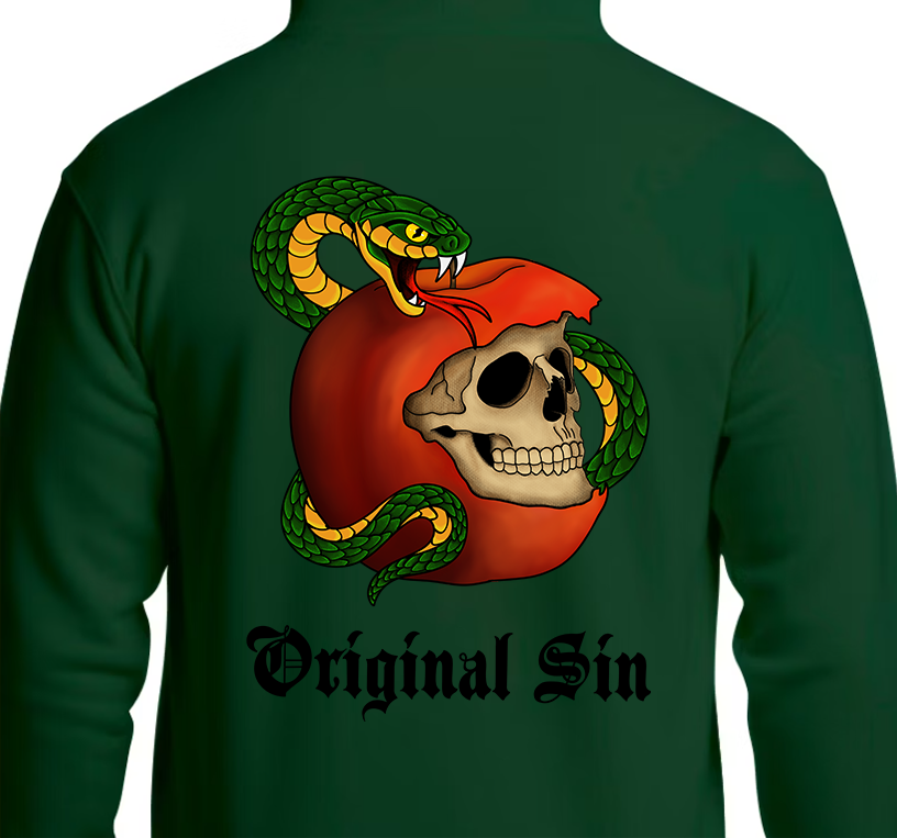 Original Sin Hoodie Back Graphics