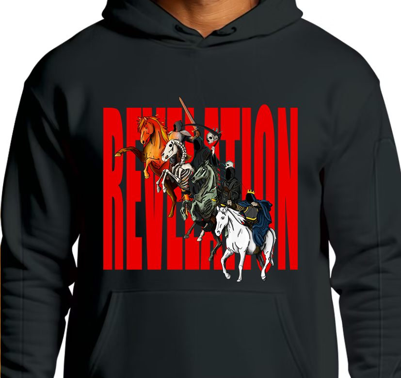 Four Horsemen Hoodie Front Graphics