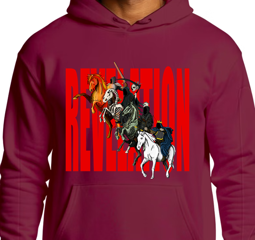 Four Horsemen Hoodie Front Graphics