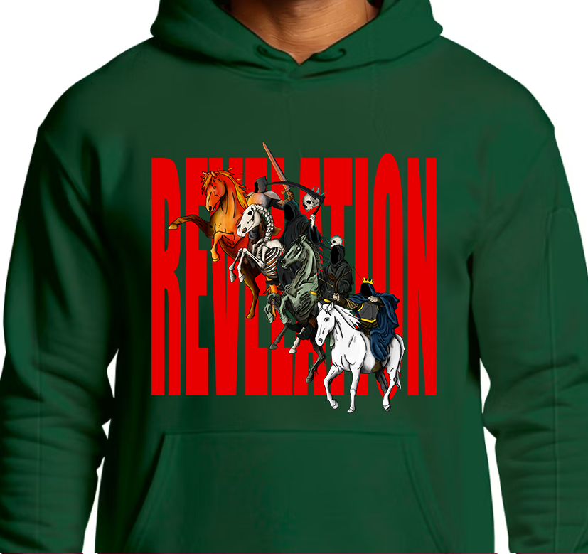 Four Horsemen Hoodie Front Graphics