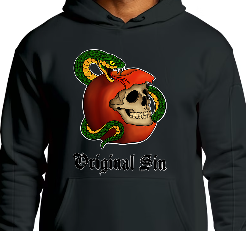 Original Sin Hoodie Front Graphics
