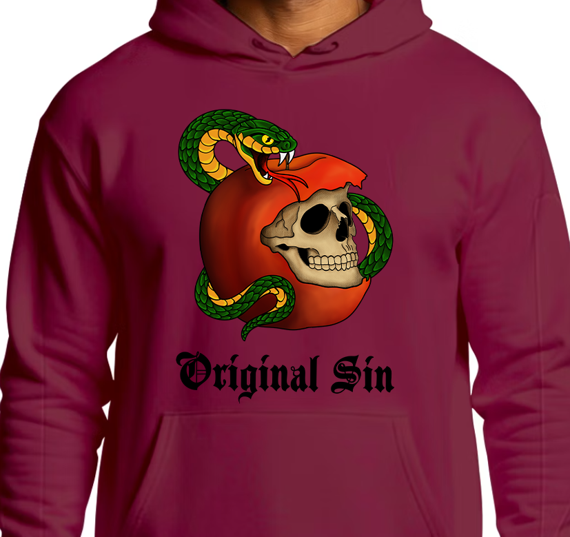 Original Sin Hoodie Front Graphics
